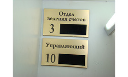Номерки на дверь